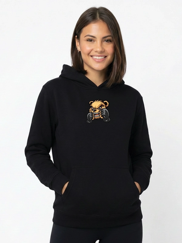 Hoodie "Fighter Bear" - black for 249,00 PLN