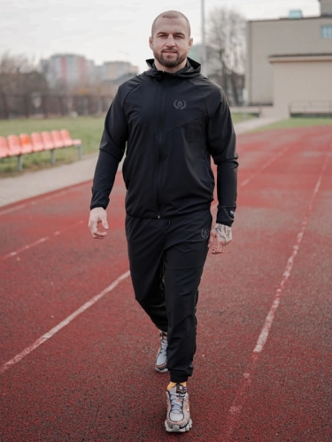 Zipped Hoodie "Laur Tech" - black for 299,00 PLN 2