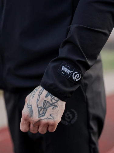 Zipped Hoodie "Laur Tech" - black for 299,00 PLN