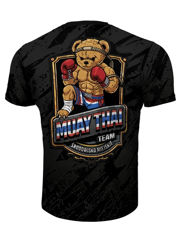 Koszulka Sportowa Mesh "Muay Thai" - Czarna za 139,00 zł