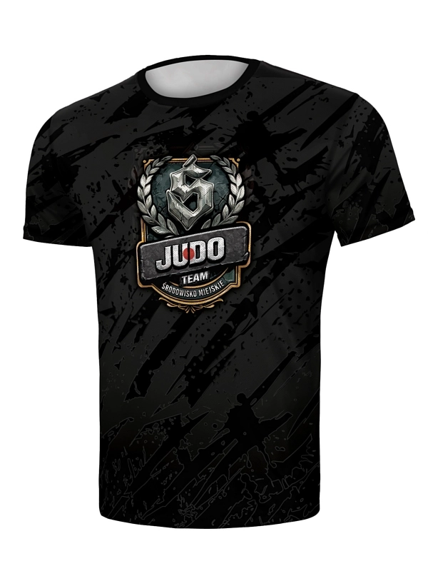 Koszulka Sportowa Mesh "Judo" - Czarna za 139,00 zł