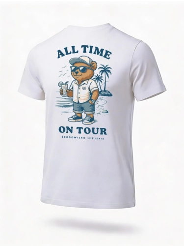 Koszulka "Traveler" - biała za 119,00 zł