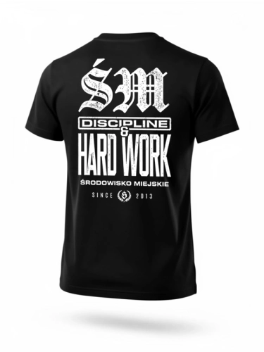 Koszulka "Hard Work" - czarna za 119,00 zł