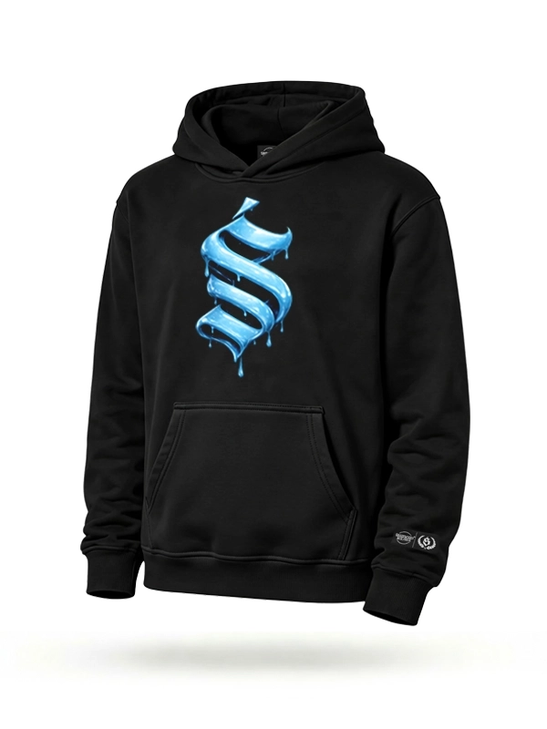 Hoodie "Blue Symbol" - black for 249,00 PLN