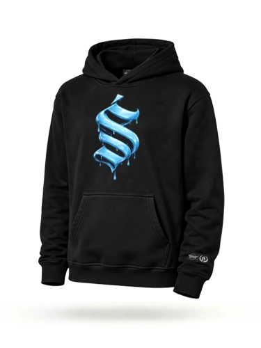 Hoodie "Blue Symbol" - black for 249,00 PLN