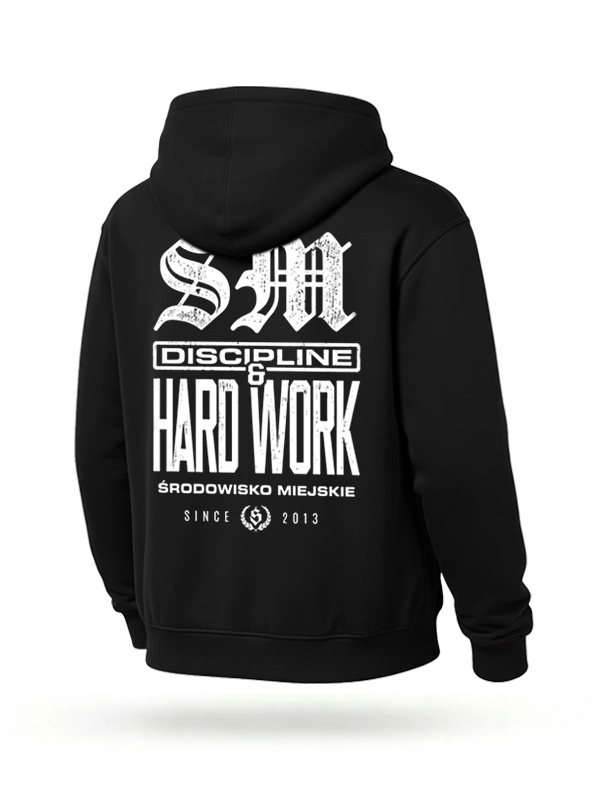 Hoodie "Hard Work" - black for 249,00 PLN