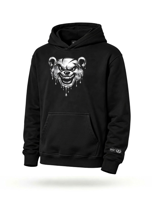 Hoodie "Silver Bear" - black for 249,00 PLN