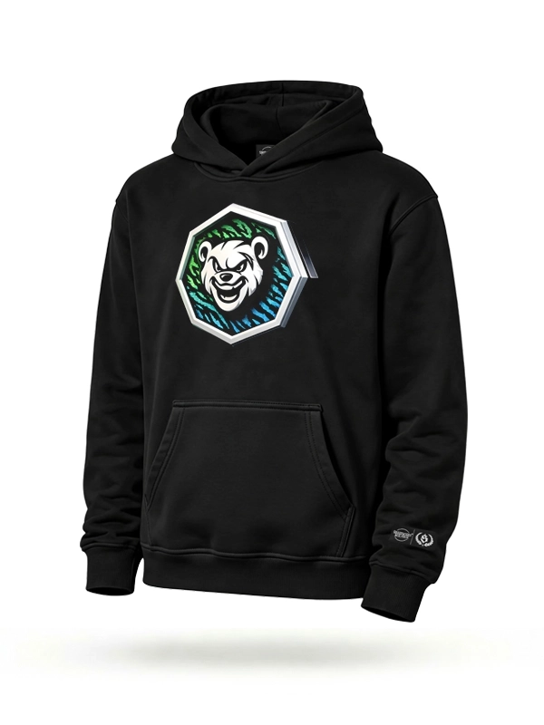 Hoodie "Oktagon" - black for 249,00 PLN