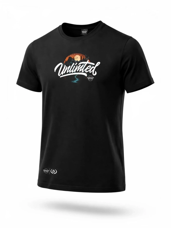 T-shirt "Unlimited" - black for 119,00 PLN