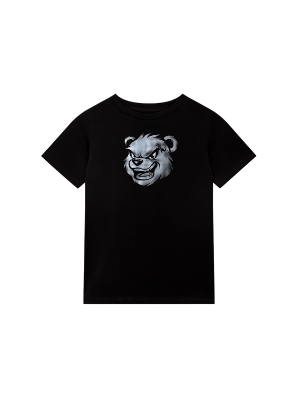 Kid's t-shirt "Bear Pattern" - black for 59,00 PLN