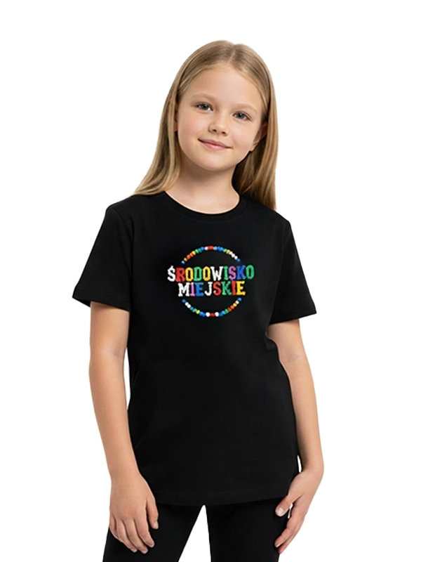 Koszulka dziecięca "Colors" - czarna za 59,00 zł