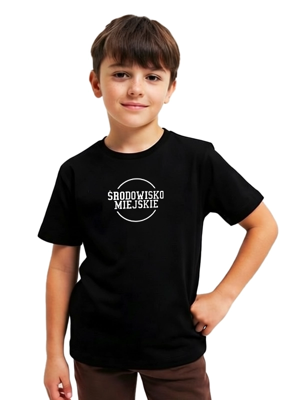 Kid's t-shirt "Classic" - black for 59,00 PLN
