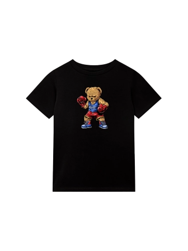 Koszulka dziecięca "Boxing Bear" - czarna za 59,00 zł