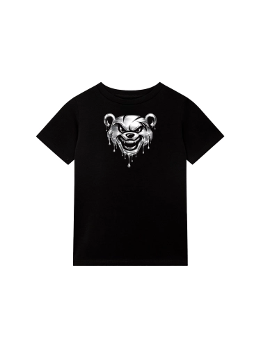 Koszulka dziecięca "Silver Bear" - czarna za 59,00 zł