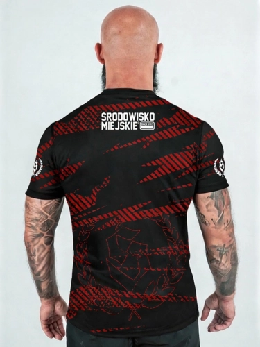 Koszulka Sportowa Mesh "CLS mini" - Czarna / Czerwona za 139,00 zł 2