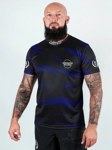 Koszulka Sportowa Mesh "CLS mini" - Czarna / Niebieska za 139,00 zł