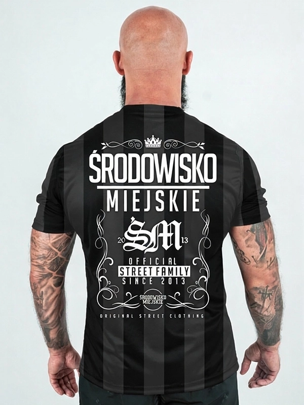 T-shirt Sport Mesh "Theme" - Black / Gray for 169.00 PLN