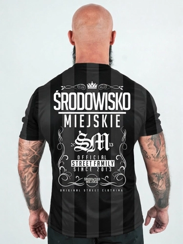 T-shirt Sport Mesh "Theme" - Black / Gray for 169.00 PLN 2