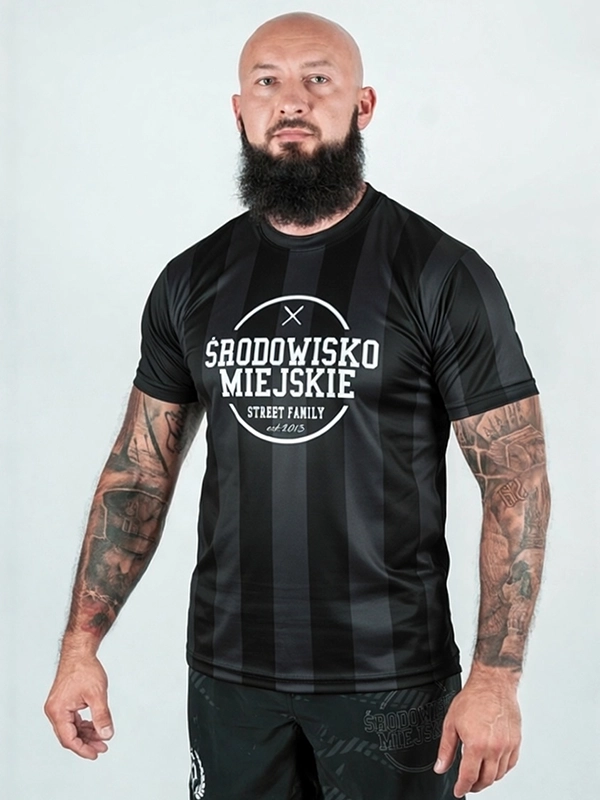 T-shirt Sport Mesh "Theme" - Black / Gray for 169.00 PLN