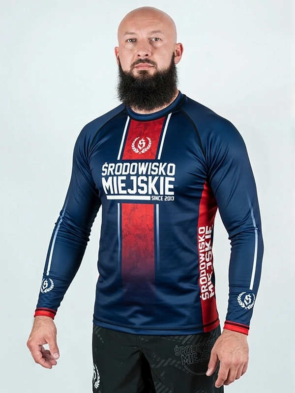 Rashguard "Fusion" longsleeve - Navy blue / Red for 169.00 PLN