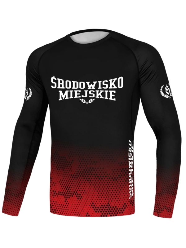 Rashguard "Punch" longsleeve - Black / Red for 169.00 PLN