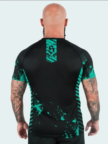 Rashguard "Breakdown" - Czarny / Miętowy za 169,00 zł 2