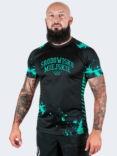 Rashguard "Breakdown" - Czarny / Miętowy za 169,00 zł