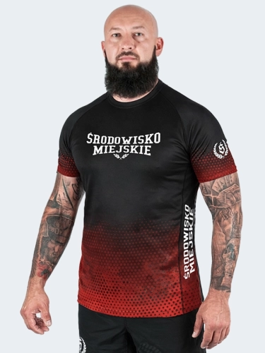 Rashguard "Punch" - Czarny / Czerwony za 169,00 zł