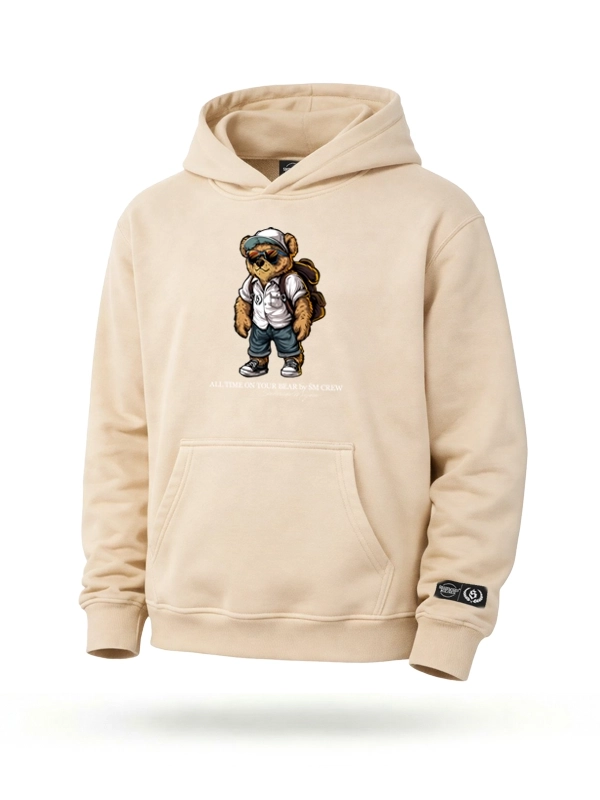 "All Time on Tour Bear" hoodie - Beige for 249.00 PLN