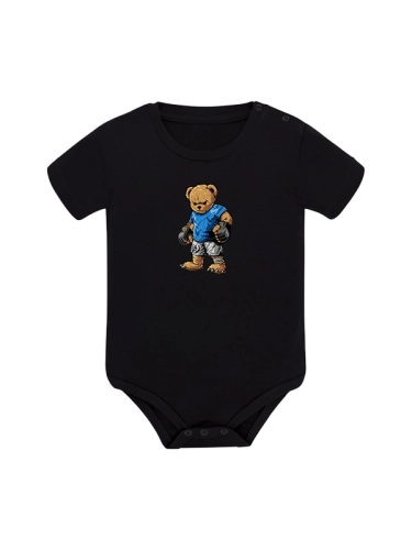 Children's bodysuits "MMA Bear" - black for 69,00 PLN