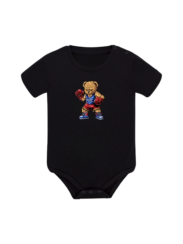 Body dziecięce "Boxing Bear" - czarne za 69,00 zł