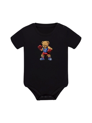 Body dziecięce "Boxing Bear" - czarne za 69,00 zł