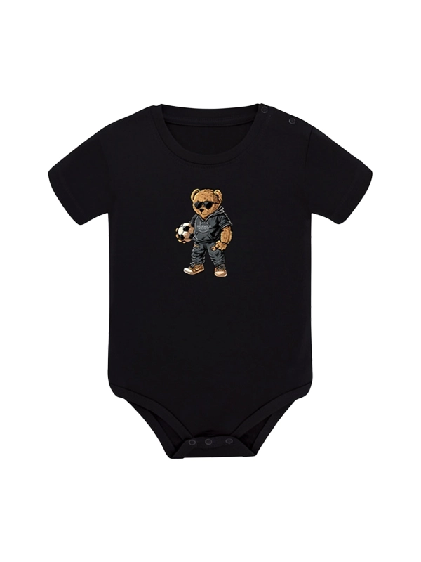 Body dziecięce "Fan Bear" - czarne za 69,00 zł