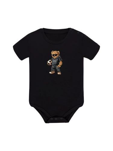 Body dziecięce "Fan Bear" - czarne za 69,00 zł