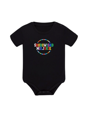 Children's bodysuits "Colors" - black for 69,00 PLN
