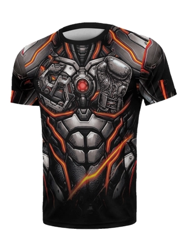T-shirt Sport Mesh "Cyborg" - Black for 139,00 PLN