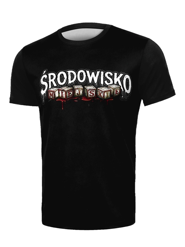 Koszulka Sportowa Mesh "Zombie Bear" - Czarna za 139,00 zł