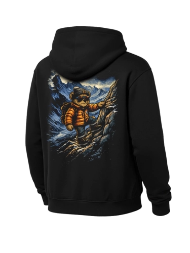 Bluza z kapturem "Icon Mountain" - czarna za 249,00 zł