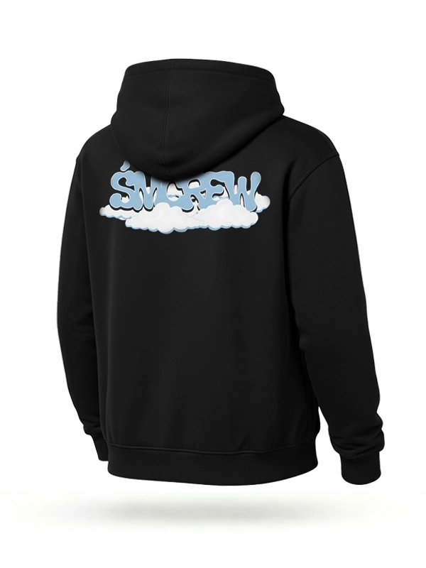 Bluza z kapturem "Laur Clouds" - czarna za 249,00 zł