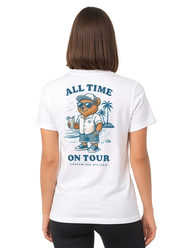 Koszulka "Traveler" - biała za 119,00 zł