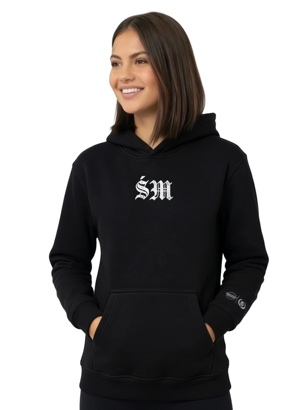 Bluza z kapturem "Hard Work" - czarna za 249,00 zł