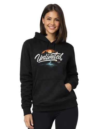 Bluza z kapturem "Unlimited" - czarna za 249,00 zł 1