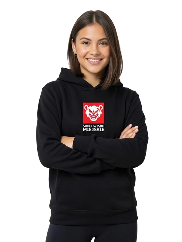 Bluza z kapturem "ŚM Sport Bear" - czarna za 259,00 zł