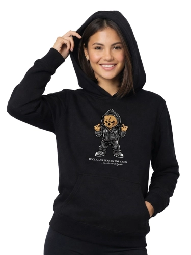 Hoodie "Hooligans Bear" - black for 249,00 PLN