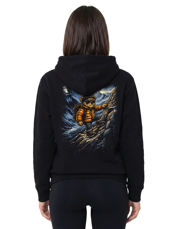 Bluza z kapturem "Icon Mountain" - czarna za 249,00 zł