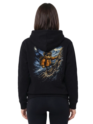 Bluza z kapturem "Icon Mountain" - czarna za 249,00 zł