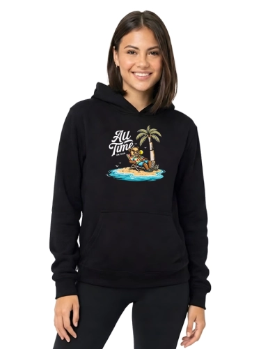 Bluza z kapturem "All time Holiday" - czarna za 249,00 zł