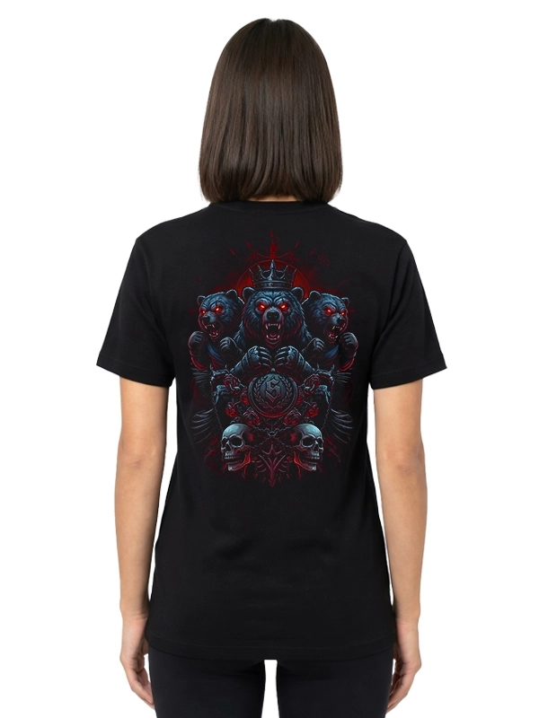 Koszulka "Bears&Roses" - czarna za 119,00 zł