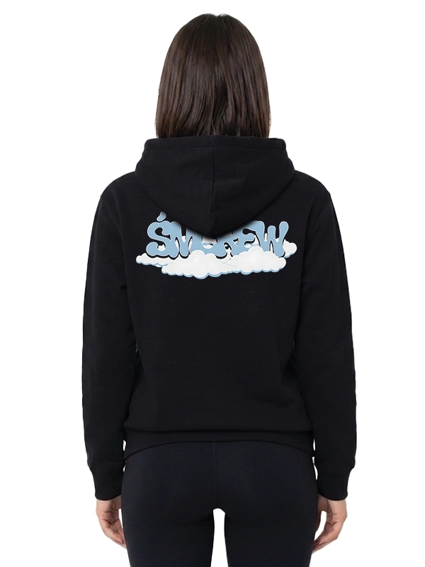 Bluza z kapturem "Laur Clouds" - czarna za 249,00 zł