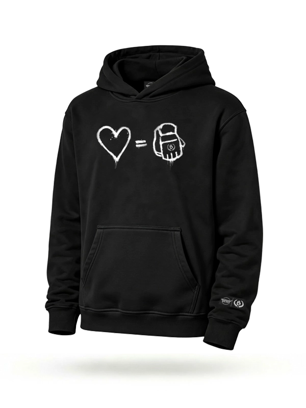 Bluza z kapturem "Braveheart" - czarna za 239,00 zł